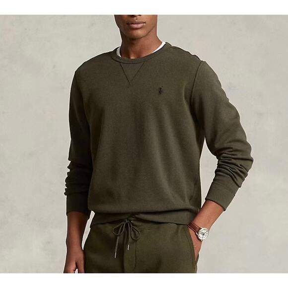 Polo Ralph Lauren Forest Green Crewneck Sweatshirt Size XL - Picture 1 of 10